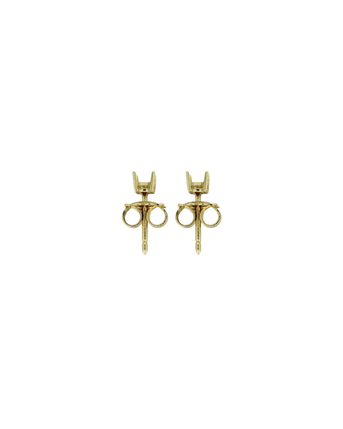 18CT Y/G TRAD EAR MOUNT 15pt